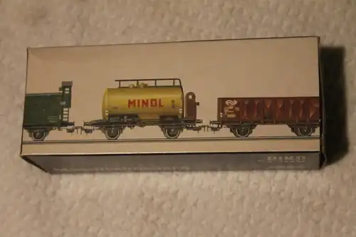 Gedeckter Güterwagen mit 6 Klappen der Deutschen Reichsbahn, Spur H0;  PIKO Epoche IV, in OVP