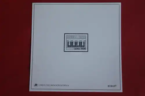 CEPT EUROPA-UNION Portugal - Azoren 1984, Schwarzdruck, Schwarzdruckkarton
