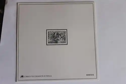 CEPT EUROPA-UNION Portugal 1982, Schwarzdruck, Schwarzdruckkarton