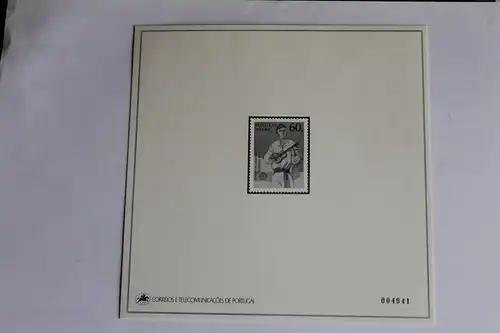 CEPT EUROPA-UNION Portugal - Madeira 1985, Schwarzdruck, Schwarzdruckkarton