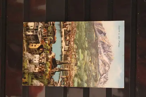 [Lithographie] Luzern, und Pilatus. 