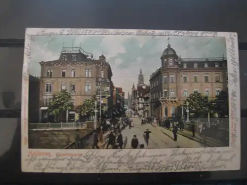 [Lithographie] Heilbronn, Kaiserstraße. 