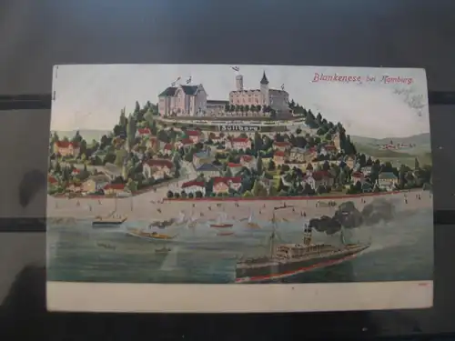 [Lithographie] Blankenese bei Hamburg. 