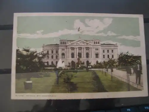 [Lithographie] Altona Rathaus mit Kaiserplatz. 