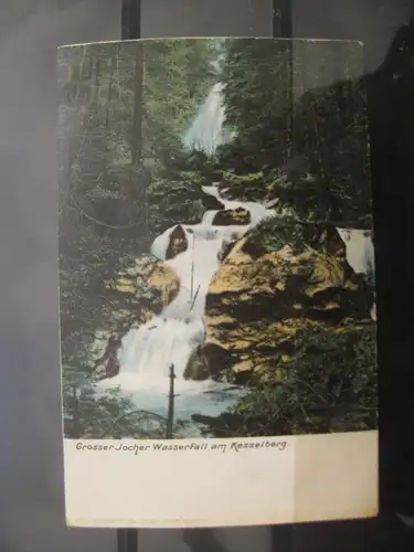 [Lithographie] Großer Jocher Wasserfall am Kesselberg. 