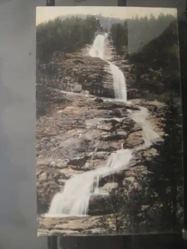 [Lithographie] Königsee; Oberer Wasserfall Königsbach. 