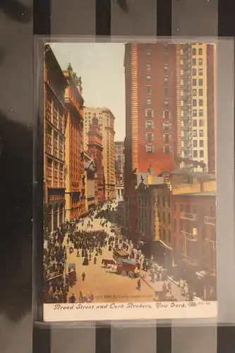 [Lithographie] Broad Street and Curb Brokers, New York. 