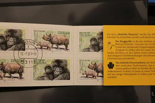 Bundesrep. Deutschland 2001 Nr 44 I Ersttagsstempel 0923
