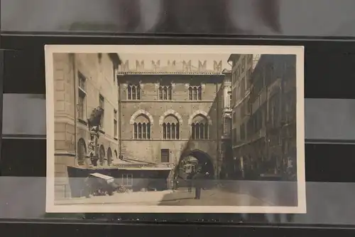 [Echtfotokarte schwarz/weiß] Genova,  Palazzo S. Giorgio. 