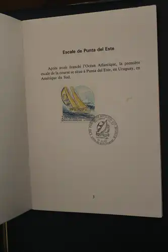 Frankreich Bord - Broschüre Weltumseglung der "La Poste" 1993/1994