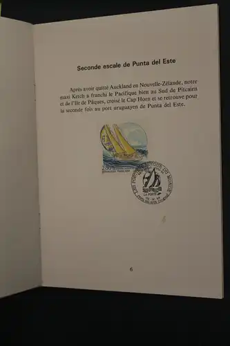 Frankreich Bord - Broschüre Weltumseglung der "La Poste" 1993/1994