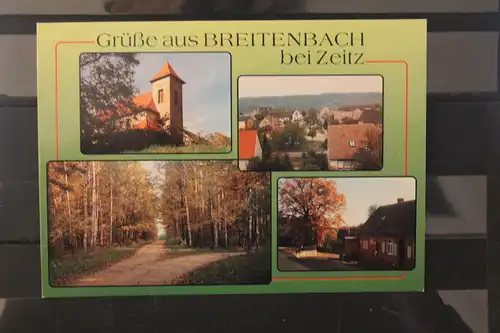 [Echtfotokarte farbig] Grüße aus Breitenbach bei Zeitz. 