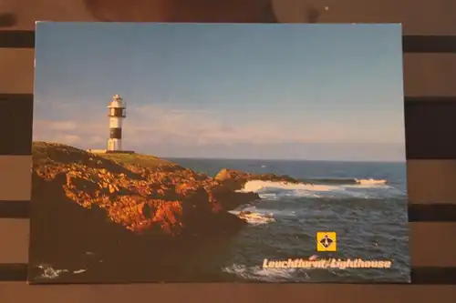 [Echtfotokarte farbig] Leuchtturm/Lighthouse. 