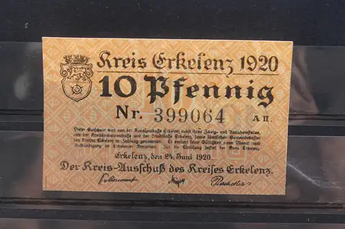 Notgeld Kreis Erkelenz; 10 Pf.