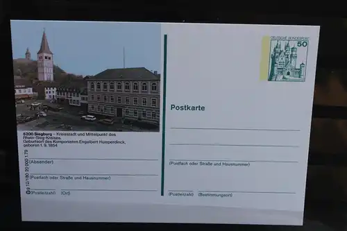 Bildpostkarte  P 129; 1979;  Deutschland: Siegburg