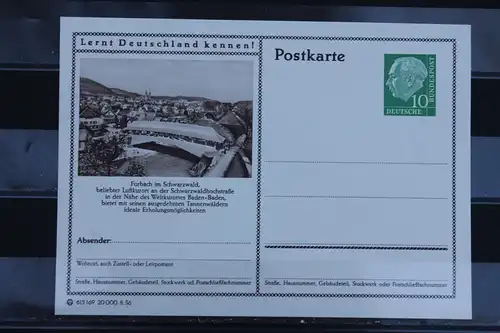 Forbach, Bildpostkarte von 1956