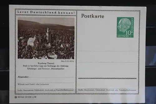 Kronberg, Bildpostkarte von 1958