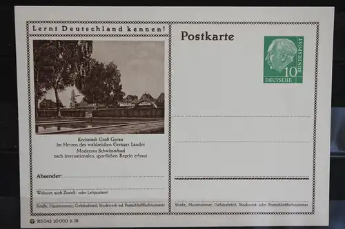 Groß Gerau, Bildpostkarte von 1958