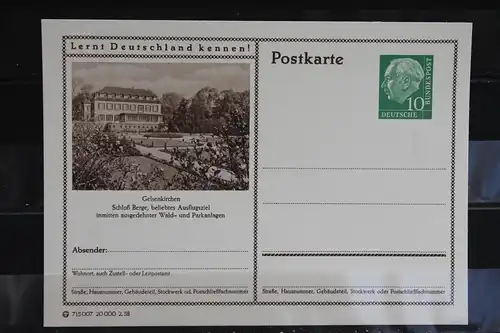 Gelsenkirchen, Bildpostkarte von 1958