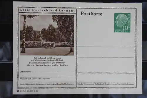 Bad Liebenzell, Bildpostkarte von 1958