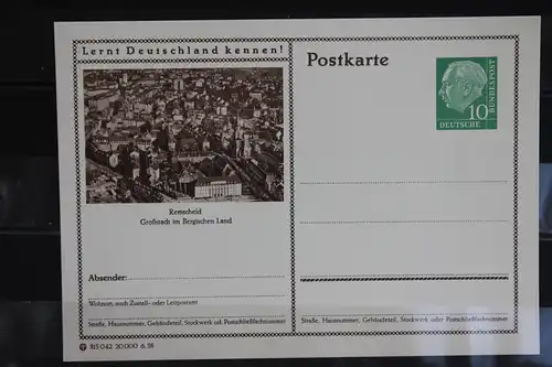 Remscheid, Bildpostkarte von 1958