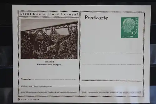 Remscheid, Bildpostkarte von 1958