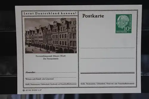 Münster, Bildpostkarte von 1957