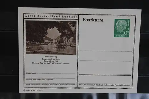 Bad Godesberg, Bildpostkarte von 1957