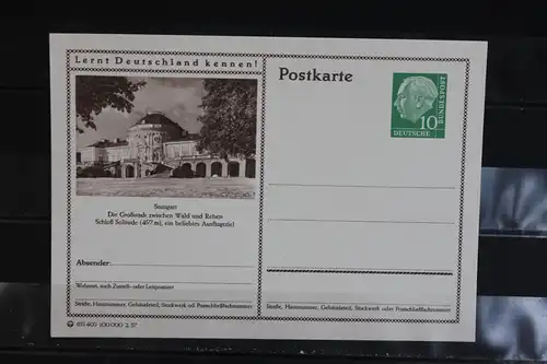 Stuttgart, Bildpostkarte von 1957