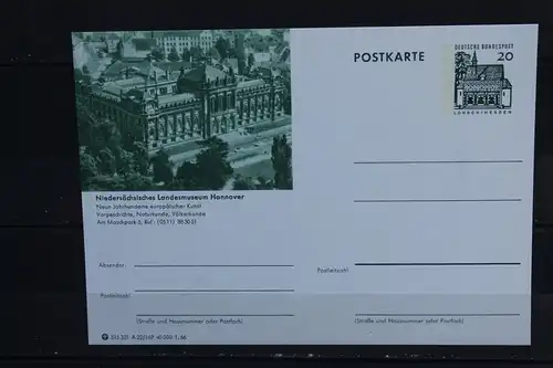 Hannover, Bildpostkarte von 1966