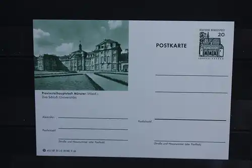 Münster, Bildpostkarte von 1966