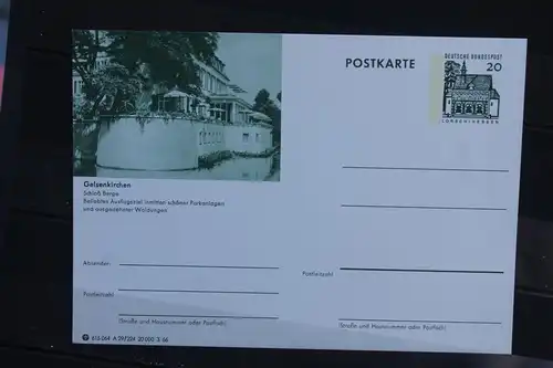 [Ansichtskarte] Gelsenkirchen, Bildpostkarte der Bundespost 1966. 