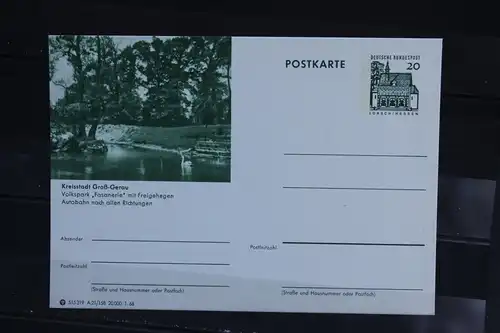 [Ansichtskarte] Groß Gerau, Bildpostkarte der Bundespost 1966. 