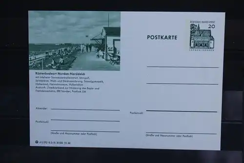 [Ansichtskarte] Norden-Norddeich, Bildpostkarte der Bundespost 1966. 