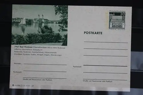 [Ansichtskarte] Bad Waldsee, Bildpostkarte der Bundespost 1969. 