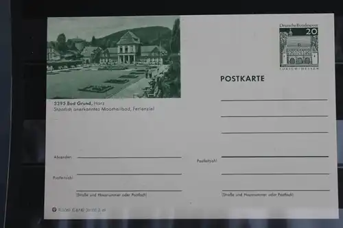 [Ansichtskarte] Bad Grund, Bildpostkarte der Bundespost 1969. 