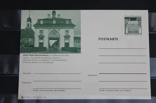 [Ansichtskarte] Stadt Heusenstamm, Bildpostkarte der Bundespost 1969. 