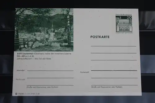 [Ansichtskarte] Lautenthal, Bildpostkarte der Bundespost 1969. 