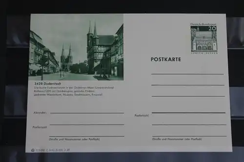 [Ansichtskarte] Duderstadt, Bildpostkarte der Bundespost 1969. 