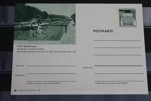 [Ansichtskarte] Schelkingen, Bildpostkarte der Bundespost 1969. 