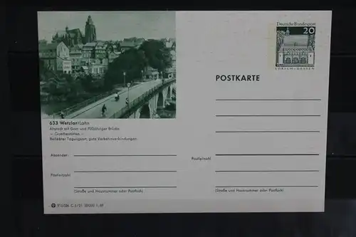 [Ansichtskarte] Wetzlar, Bildpostkarte der Bundespost 1969. 