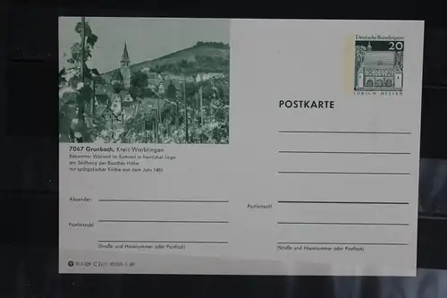 [Ansichtskarte] Grunbach,  Bildpostkarte der Bundespost 1969. 