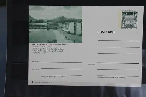 [Ansichtskarte] Oberstdorf,  Bildpostkarte der Bundespost 1969. 