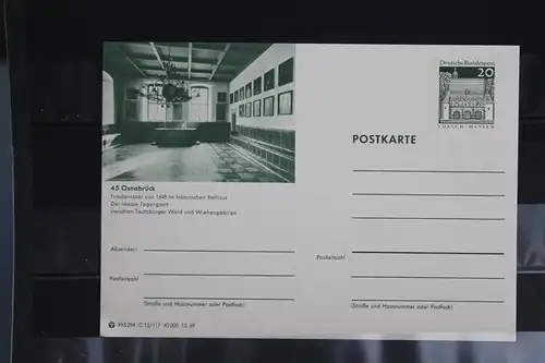 [Ansichtskarte] Osnabrück, Bildpostkarte der Bundespost 1969. 