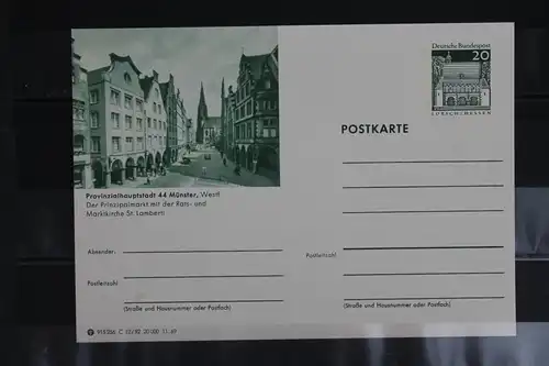 [Ansichtskarte] Münster,  Bildpostkarte der Bundespost 1969. 