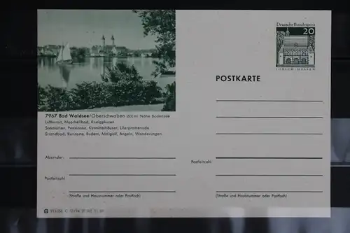 [Ansichtskarte] Bad Waldsee,  Bildpostkarte der Bundespost 1969. 
