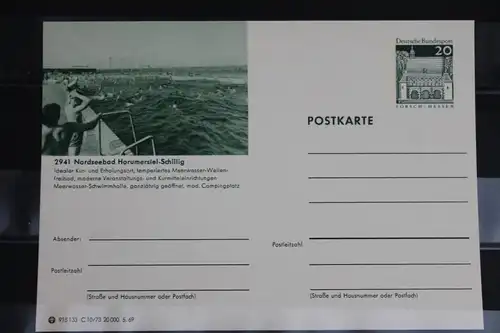 [Ansichtskarte] Horumersiel-Schillig,  Bildpostkarte der Bundespost 1969. 