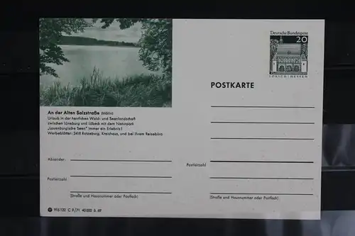 [Ansichtskarte] Ratzeburg,  An der alten Salzstraße,  Bildpostkarte der Bundespost 1969. 