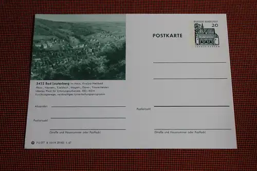 [Ansichtskarte] Bad Lauterberg,  Bildpostkarte der Bundespost 1967. 