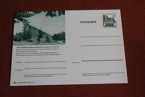 [Ansichtskarte] Westernkotten,  Bildpostkarte der Bundespost 1967. 